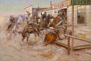 Sans frapper - Charles Marion Russell